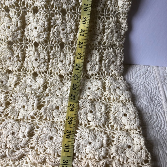 Vintage 1970’s Handmade crochet flower dress EUC - Picture 7 of 9
